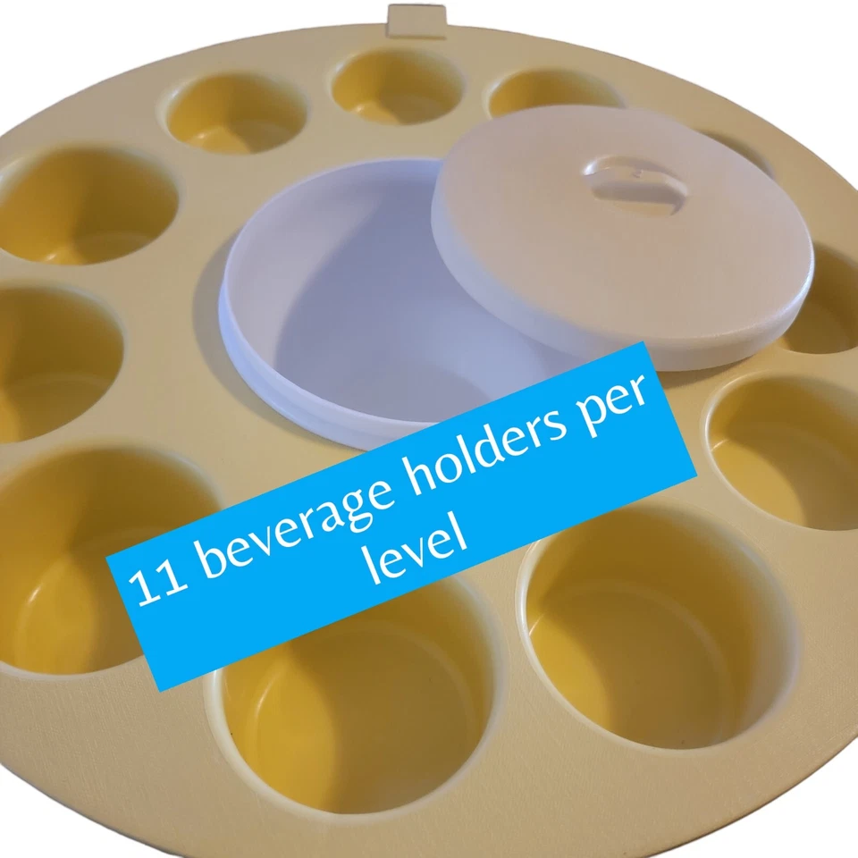 Carrito de bebidas Porta Server vintage años 70 Foto 2 de 4