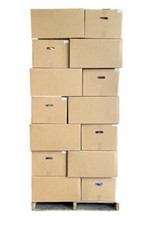 Pallet of White T-Shirt Rags 25 LB - 35 Boxes - 875 LB - Free Shipping  