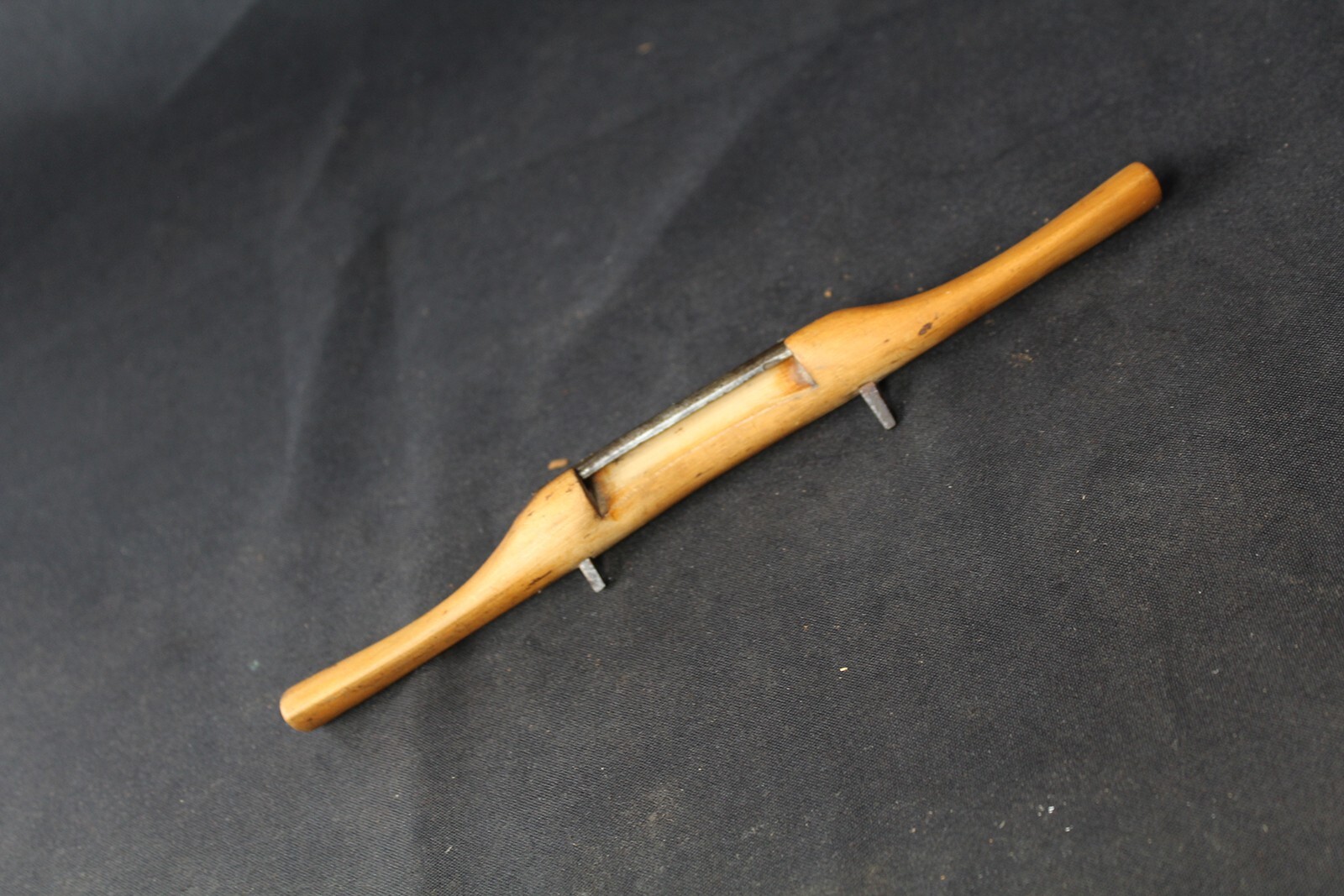 Antique Boxwood Sheffield Spoke & Heel Shave Tool (Sorby?)