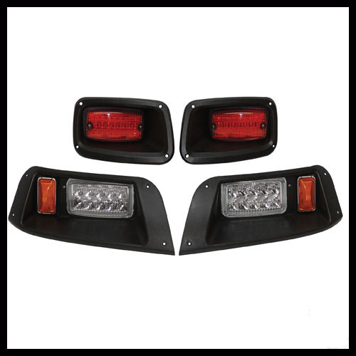 EZGO TXT Golf Cart  LED Headlight & Tail Light Kit 1996-2013
