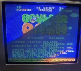 Carro de Juego Boulder Dash Nintendo NES 1990 Probado y Funciona Env&iacute;o R&aacute;pido 