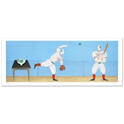 Paula McArdle Batting Practice Ltd. Ed. Serigraph #'d Hand Signed, LOA