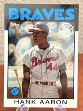 2021 Topps - 1986 Topps Baseball 35th Anniversary Hank Aaron #86B-7
