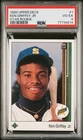 1989 UPPER DECK Ken Griffey Jr #1 Star Rookie Card RC PSA 4 VG-EX Mariners