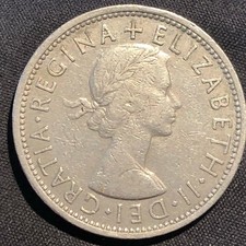 1967 United Kingdom Two Shillings Copper-Nickel Coin - VF (Very Fine) condition