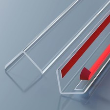 Wall Corner Protector - 2PCS, 16"x1.18" - Self Adhesive Clear Corner Protectors