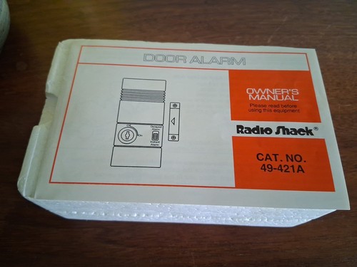 Safe House Electronic Door Alarm Key Switch 49-421A Solid State Radio Shack NOS - Picture 3 of 6