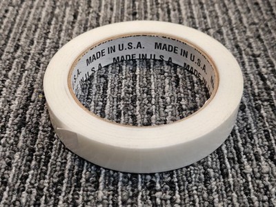 (QTY 24) Wrap Tite ST2718W White Tensilized Strapping Tape 2.8Mil 3/4''x 60 Yards