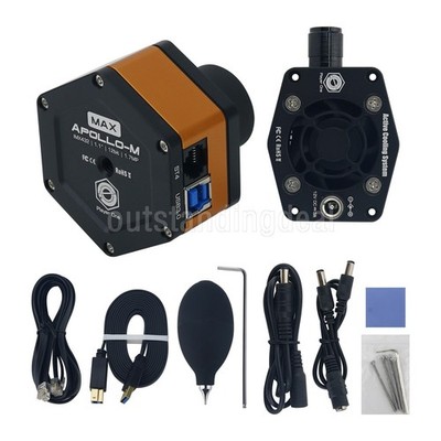 Player One Apollo-M MAX IMX432 1.7MP   Mono Astronomical Camera with   ot2 *mq
