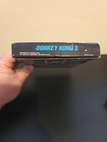Donkey Kong 3 Nes Nintendo RARE 5 Screw Cart In Hangtab Box/No Manual MINT CART