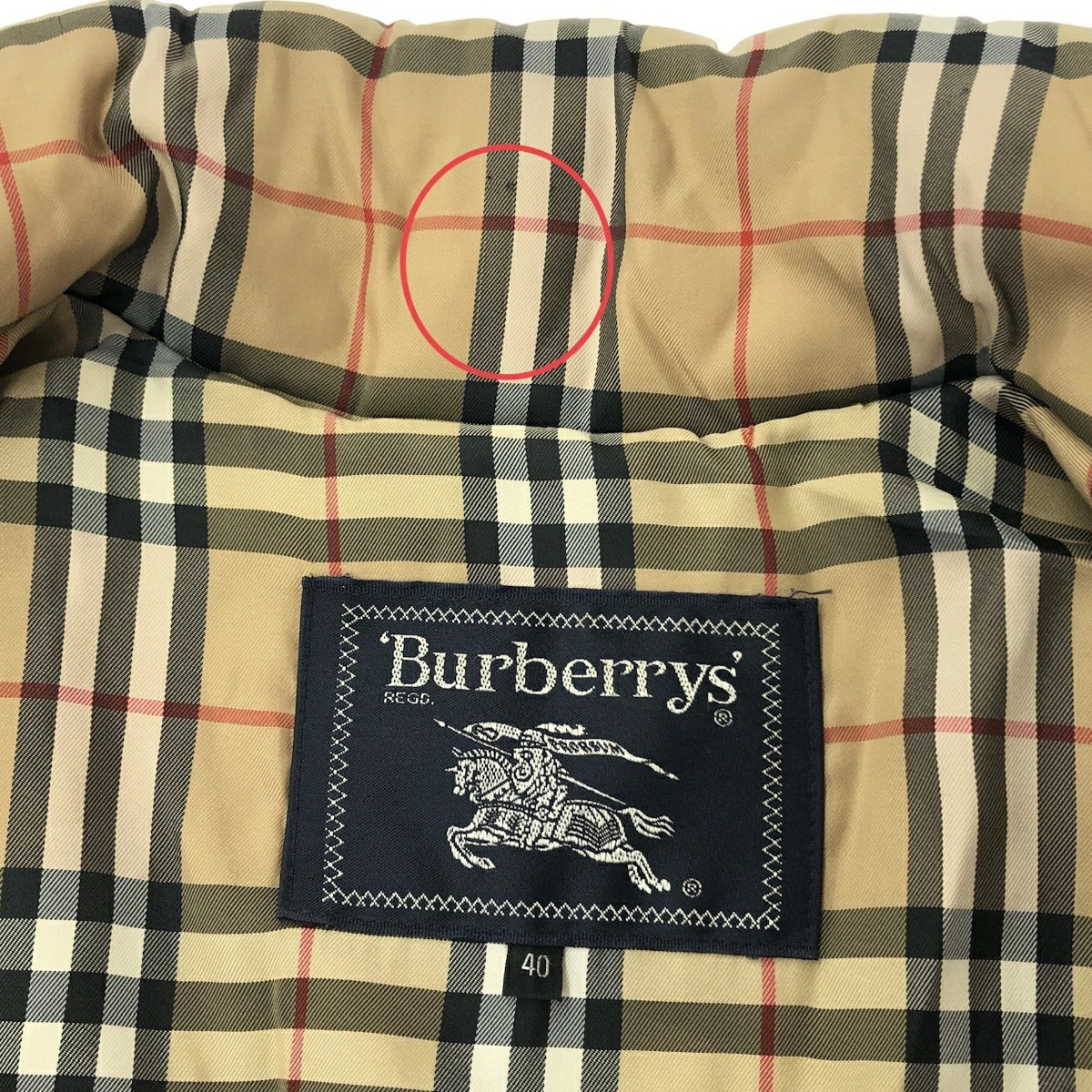 Burberry's Burberry's Padded Jacket Size: 40 Lining Nova Check Pattern Short Len thumbnail 7