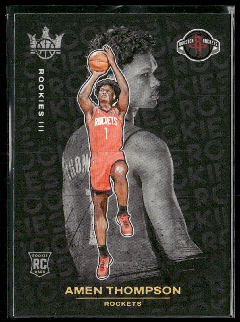 Amen Thompson 2023 Court Kings #147 Rookies III Price Guide