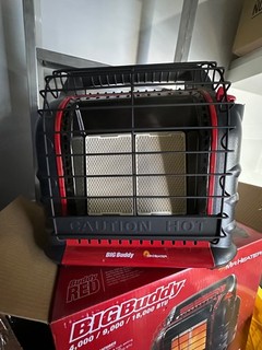 Mr. Heater BIG Buddy Portable Propane Heater Red (MH18B)