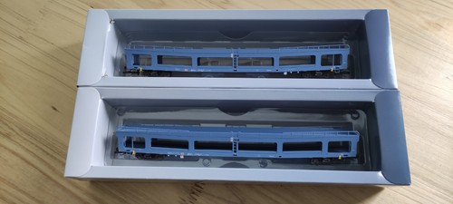 TILLIG TT-Bahn 01788 TT 2-tlg. Autotransportwagen-Set DDm 916 DBAG Ep. V wie Neu | Condition: Neu