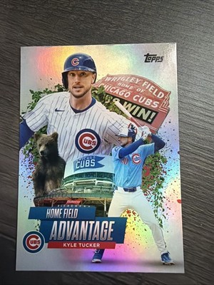 2025 Topps Update Kyle Tucker RC HOME FIELD ADVANTAGE SSP Cubs #HA-45 Case Hit