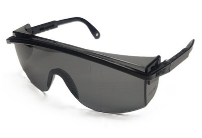 Uvex S136C Astrospec 3000 Safety Eyewear, Black Frame, Gray UV Extreme Anti-Fog