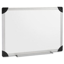 Lorell LLR55654 Aluminum Frame Dry Erase Board 48x96 White