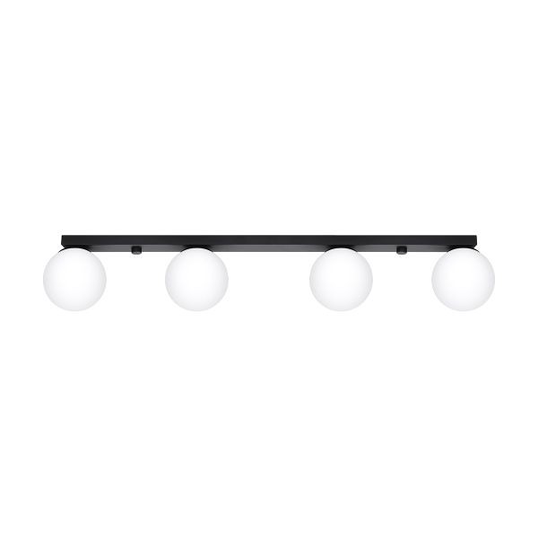 Plafonnier design noir G9 Yoli luminaire industriel pour salle à manger