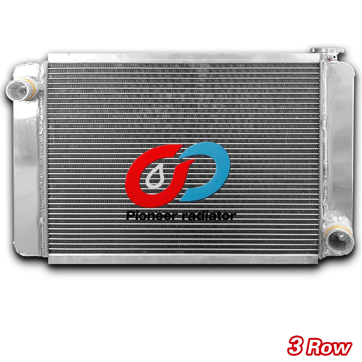 209657 Universal Aluminum Cooling Radiator Fit GM Chevy Low Profile 26" x 16"