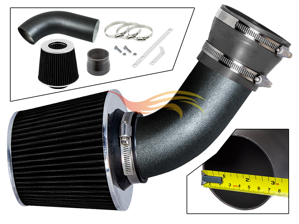 BCP RW GREY 98-03 Mercedes E320 E430 ML320 CLK320/97 E420 Ram Intake Kit+Filter