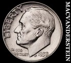 1959 Silver Roosevelt Dime - Scarce  High Grade  Lustrous  No Reserve  #i748