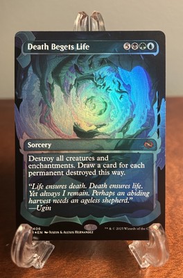 MTG Death Begets Life (Showcase) Tarkir: Dragonstorm Foil NM 0406