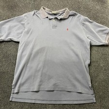 Polo By Ralph Lauren Polo Shirt Mens XL Blue 100 Cotton Short Sleeve Casual