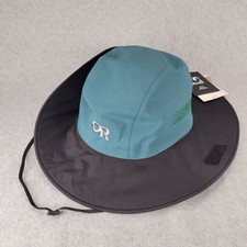 Outdoor Research Seattle Rain Hat Unisex XL Mediterranean Black Gore-Tex 280135
