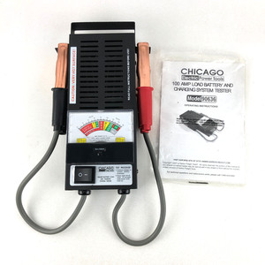CHICAGO ELECTRIC 100-AMP BATTERY LOAD AND CHARGING SYSTEM TESTER #90636 NICE!