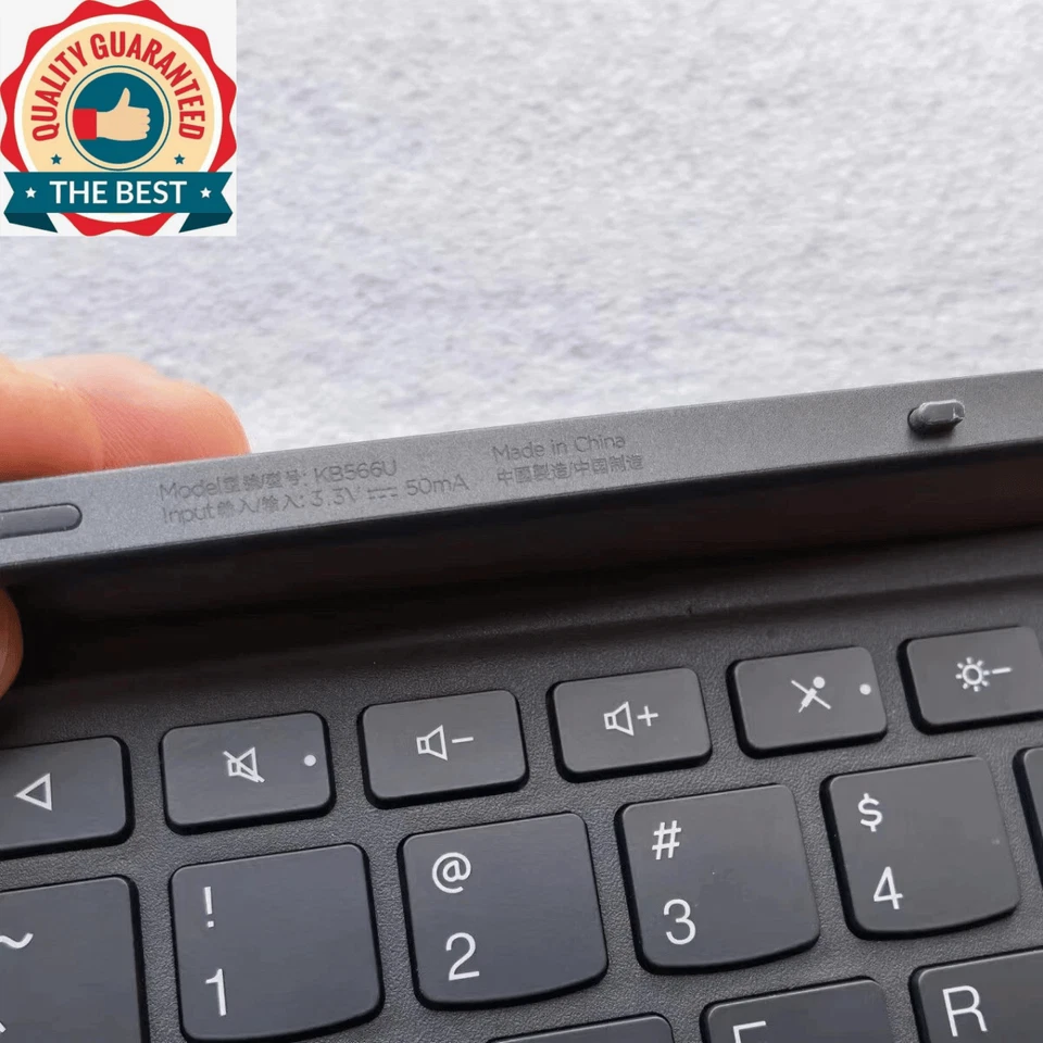 Original Para Lenovo Tab P12 12.7" 2023 Teclado Magnético Estuche Pack - Inglés EE. UU. Foto 3 de 4