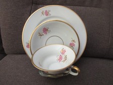 Roschützer Porzellanfabrik Unger & Schilde Thüringen Stempelmarke braun