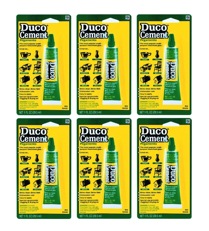 Duco Cement Household Cement (6 Pack)
