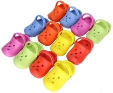 12 Mini Sandals Foot Beak Colorful Stuffable Parrot Parrotlet Cockatiel Afric...