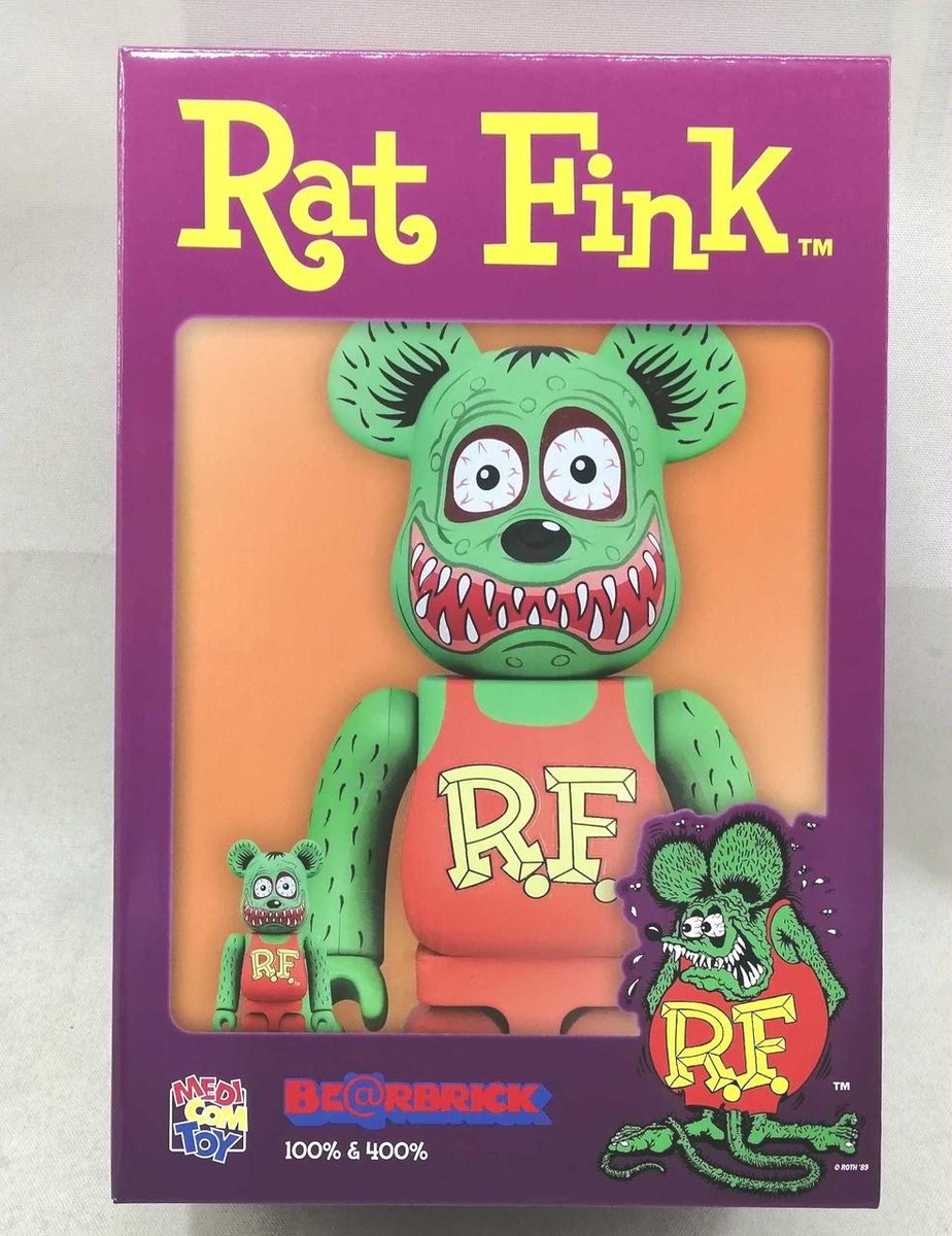 Medicom Toy Rat Fink 100 400 Be Rbrick | eBay