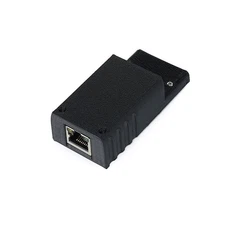 1PC Black Broadband Adaptor Simulator For ETH2GC Gamecube Controller Adapter;