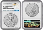 2026 W Silver American Eagle $1 Enhanced Finish NGC MS70 First Day Issue #968