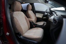 Seat Covers For 2022-2025 Ford Maverick Front Buckets Taupetan Velour Basic