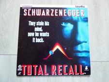 Total Recall Laser Disc Arnold Schwarzenegger Action Movie Classic