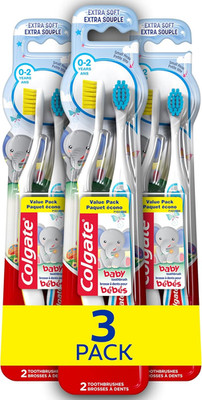 My First Baby and Toddler Toothbrush, Extra Soft Infant Training Toothbrush, Age