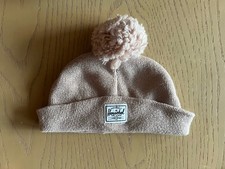 Herschel Kids Baby Beanie with Pom Pom Tan 6-18 month Discontinued Style