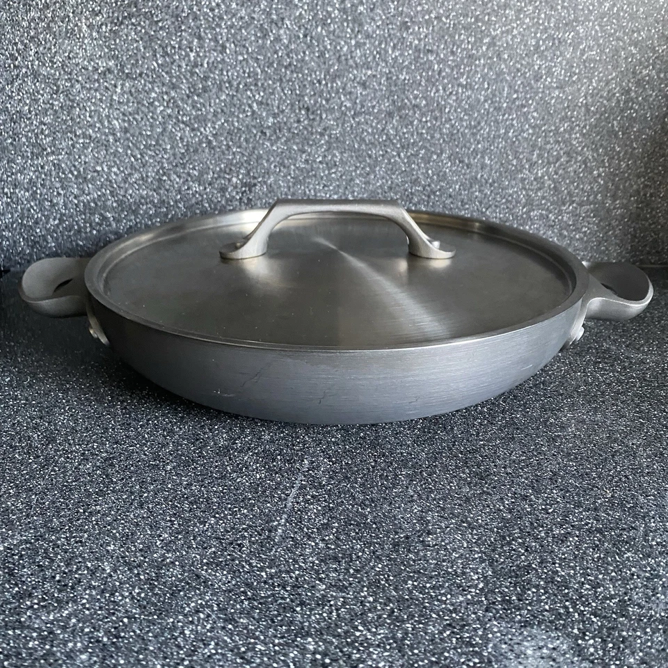 Sartén grande vintage Dansk serie Master sartén con tapa resistente 12" Foto 2 de 4