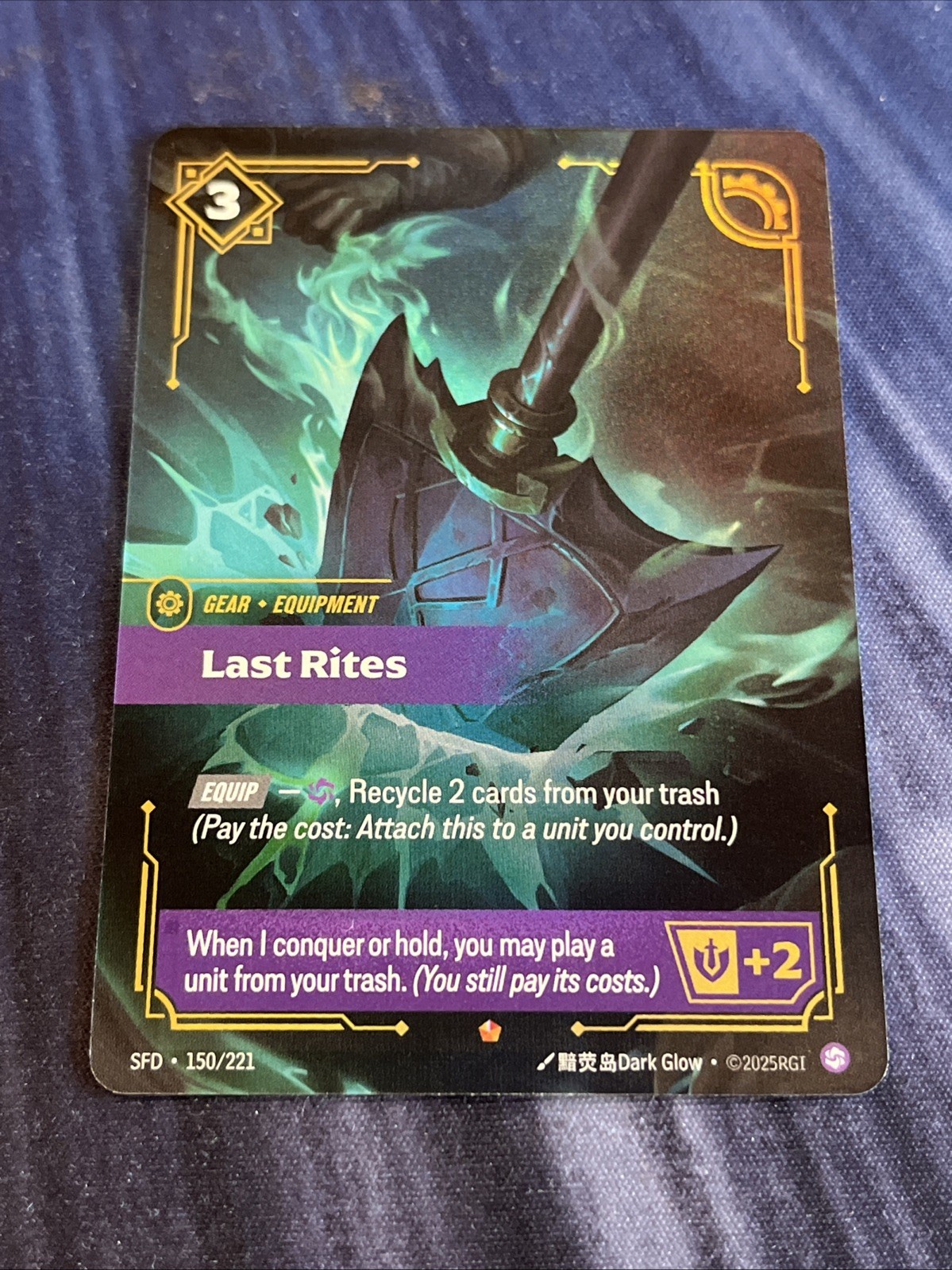 Riftbound: League of Legends - Spiritforged - Last Rites Card 150/221
