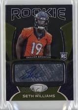 2021 Certified Rookie Signatures Mirror Etch Gold 3/10 Seth Williams Auto tw0
