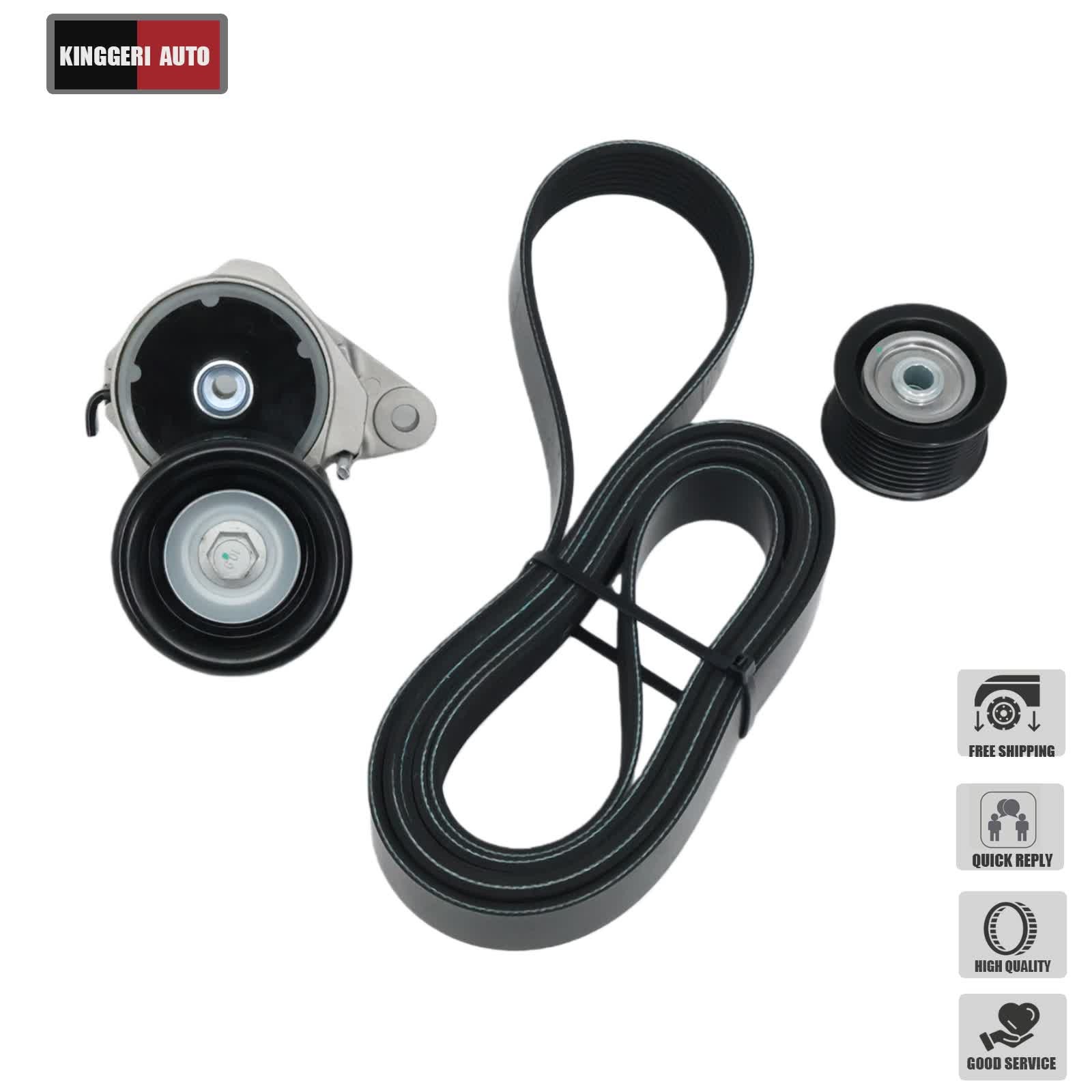 For Toyota Land Cruiser Tundra Sequoia V8 Serpentine Belt Drive Component Kit