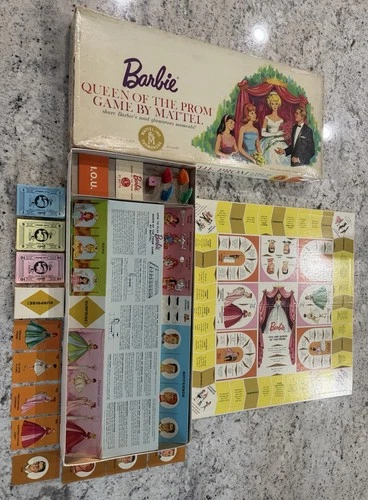 Vintage The Barbie Game Queen of the Prom Original 1963 Mattel RARE