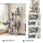 Gitelsnour Cat Tree for Indoor Cats, Cat Tower with Scratching Post for Small...
