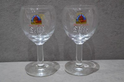 2x Leffe Belgisches Bierglas Halbes Pint zur Linie 10oz Brandneu Krone Markiert (562)