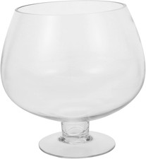 Clear Bubble Bowl Glass Vase with Stand Terrarium Hydroponic Decor