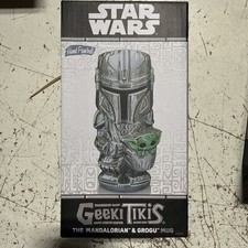 Star Wars Geeki Tikis Mugs 14oz Mandalorian Bounty Hunter New In Box