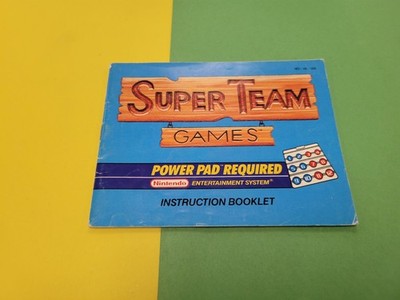 super team games nes Manual Only